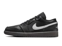 Air Jordan 1 Low SE Black White Dark sneakers available in Rwanda
