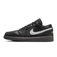 Air Jordan 1 Low SE Black White Dark sneakers available in Rwanda