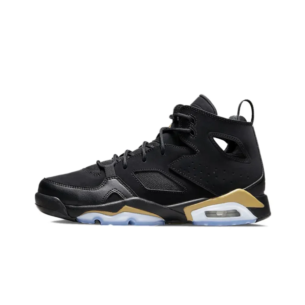 Air Jordan Flight Club 91 GS “Black Metallic Gold” sneakers available in Rwanda