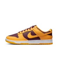Nike Dunk Low Gold and Deep Maroon sneakers available in Rwanda