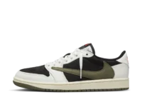 Air Jordan 1 Low “Travis Scott Olive” sneakers available in Rwanda