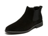 Lenato black Chelsea boots for men available in Rwanda