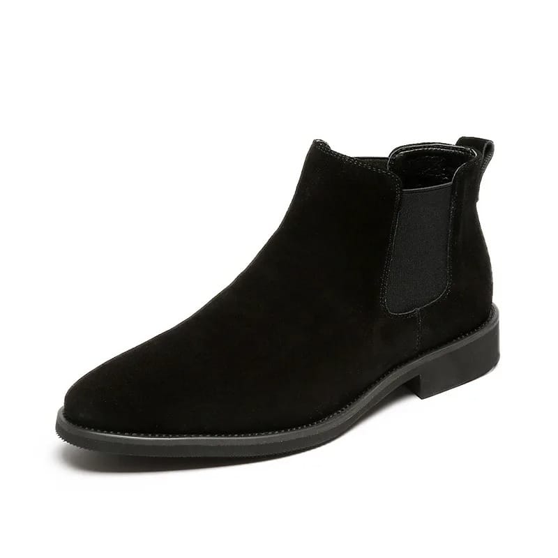 Lenato black Chelsea boots for men available in Rwanda