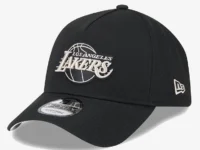 Black White  La Lakers Cap
