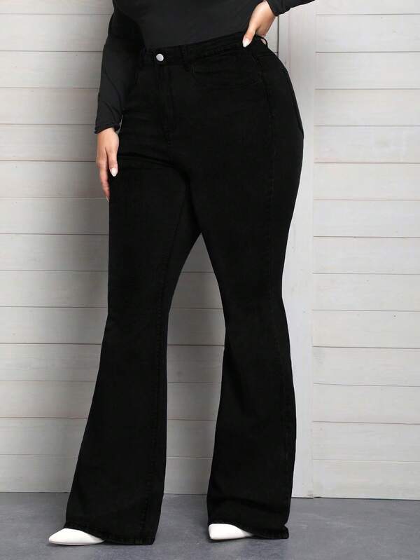 CURVE Women’s Stretch Flared Pants – Comfort & Chic Style