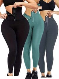 Waist Trainer Leggings for Women – High Waist Compression Shapewear Yoga Pants