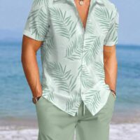 Men’s Relaxed Shirt & Shorts Set – Casual 2-Piece Outfit
