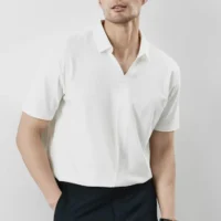 Men’s Tongyang Ice Silk Adhesive Polo Shirt – short sleeve breathable top