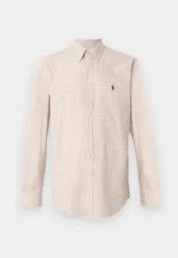 Polo Ralph Lauren men's button-down gingham check pattern shirt – classic casual wear