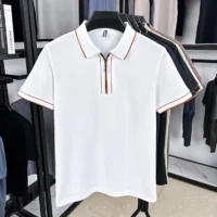 Men’s polo quarter-zip placket shirt casual smart wear Rwanda